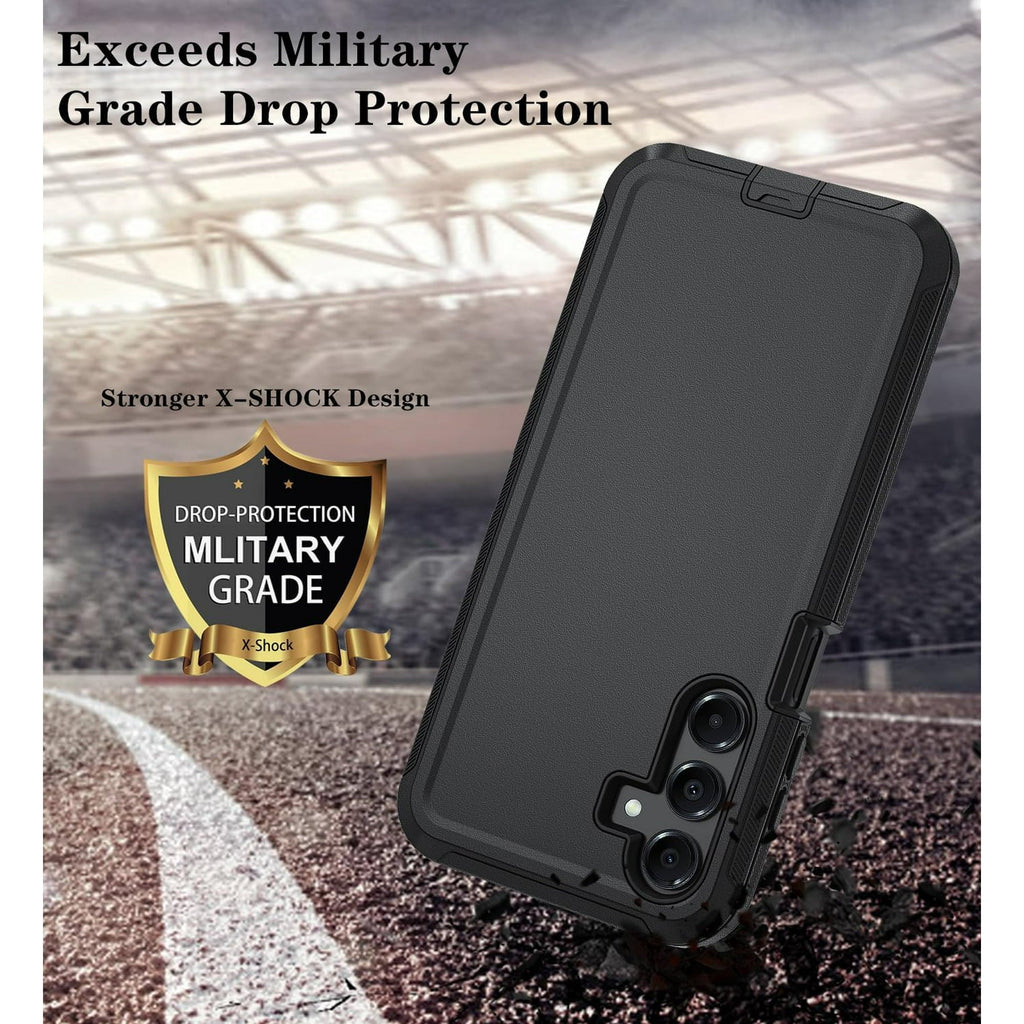 Entronix Case Compatible with Galaxy A16 - Triple-Layer Heavy Duty Protection
