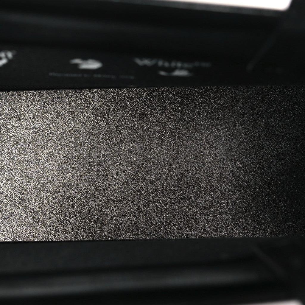 Patent Calfskin Logo Box Bag Black