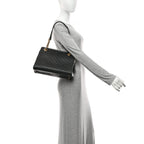Guccissima Signature Medium Shoulder Tote Bag Black