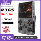 R36S Retro Handheld Game Console - 128GB, Linux System, 3.5 Inch IPS Display, Portable Gaming Device, Ideal Gift for Kids