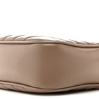 Calfskin Matelasse Monogram Lou Camera Bag Dark Beige