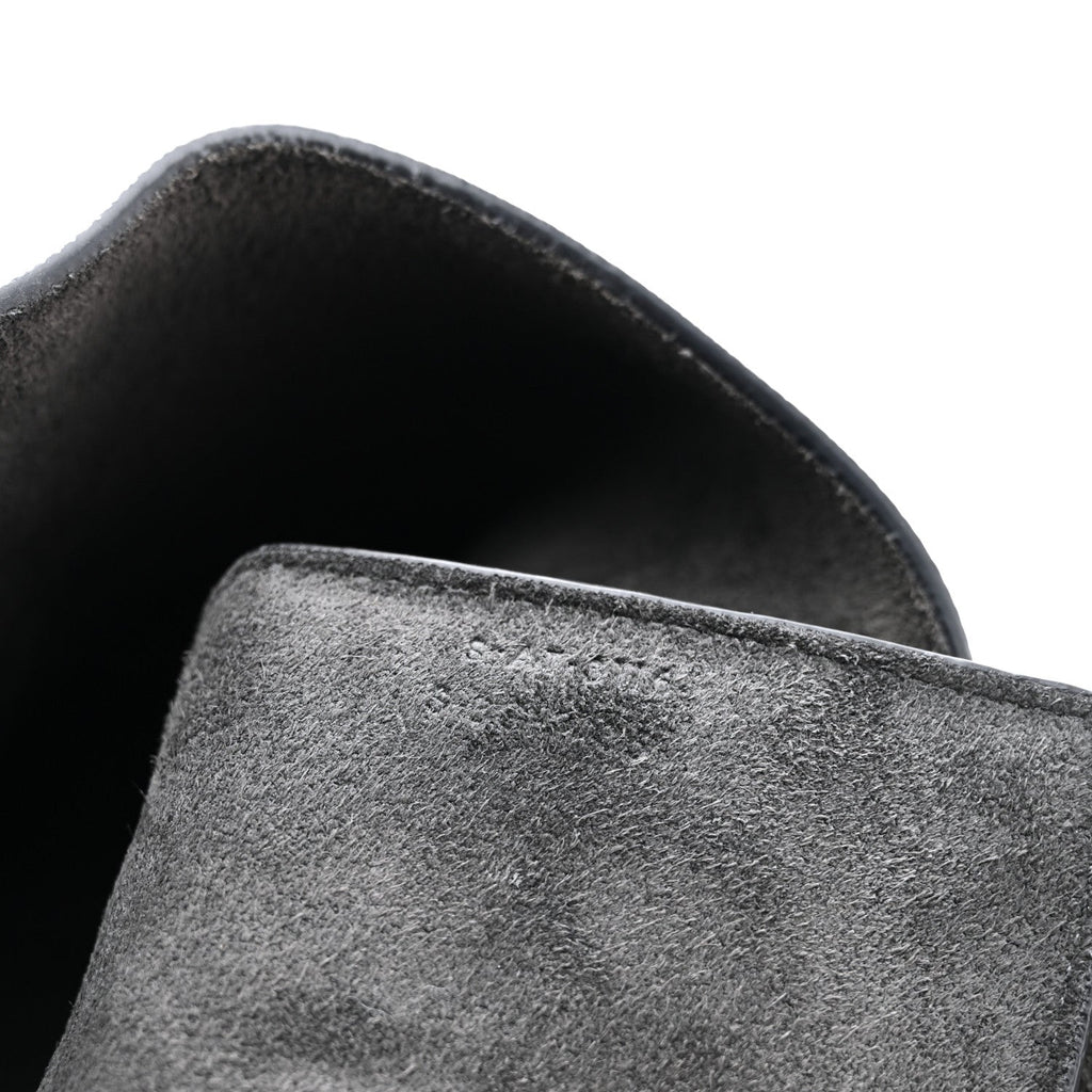Grained Calfskin Mini Belt Bag Grey