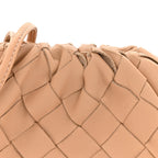 Nappa Intrecciato Coin Purse Almond