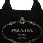 Canapa Logo Tote Black
