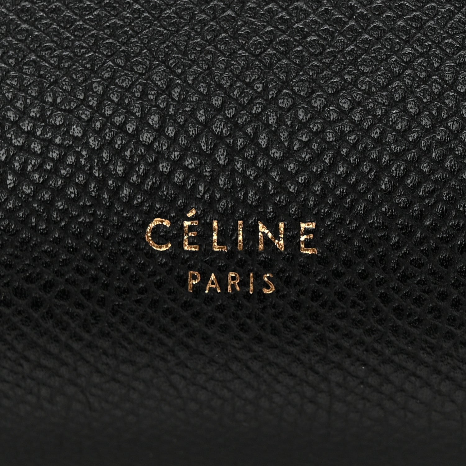Grained Calfskin Mini Belt Bag Black