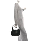 Boarded Dyana Lux Calfskin Medium Jackie 1961 Hobo Black