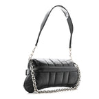 Nappa Vertical Matelasse Small Maxi Horsebit Chain Shoulder Bag Black