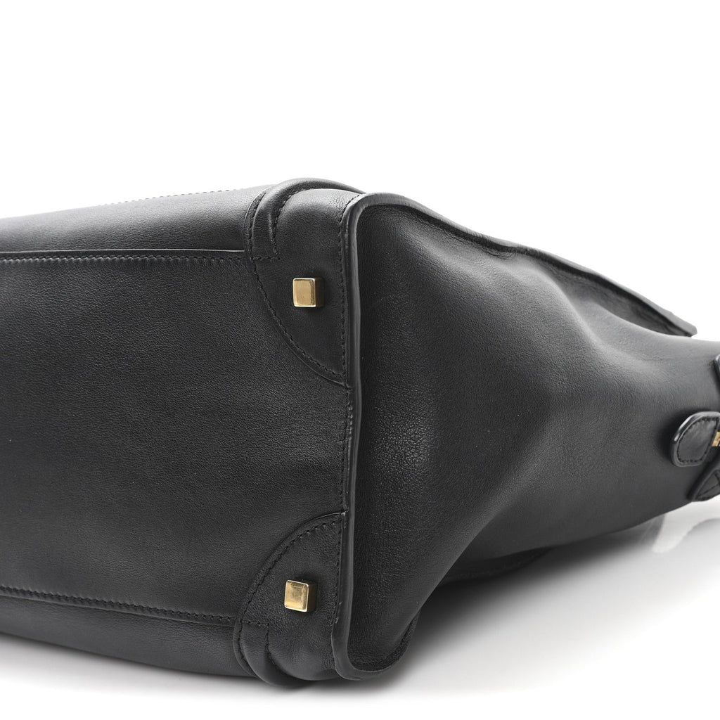 Smooth Calfskin Mini Luggage Black