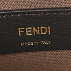 Kuban Canvas Vitello King F is Fendi FF Embroidered Mini Mon Tresor Bucket Bag Tartufo Ebano Multicolor