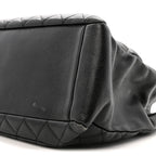Caviar Quilted Grand Shopping Tote GST Black
