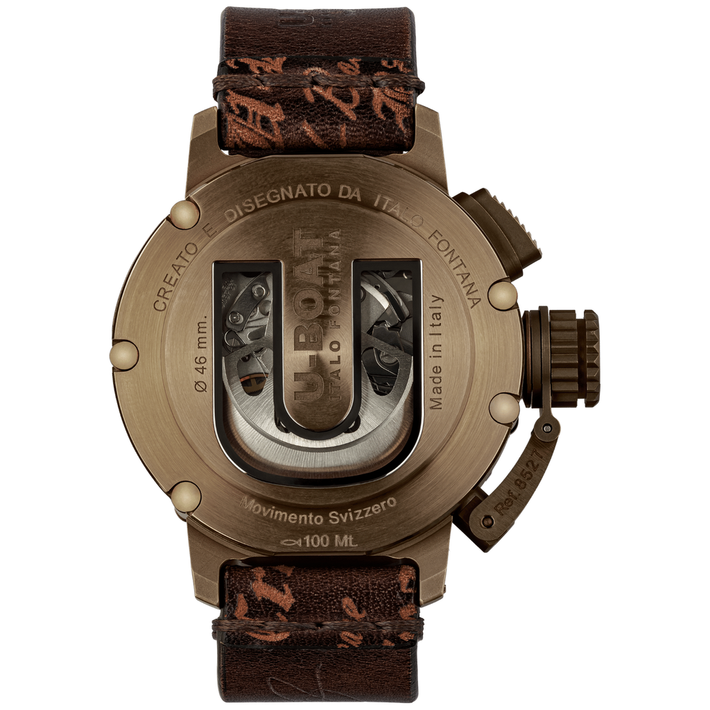 U-Boat Men's Watch Chimera 46mm Green Bronze