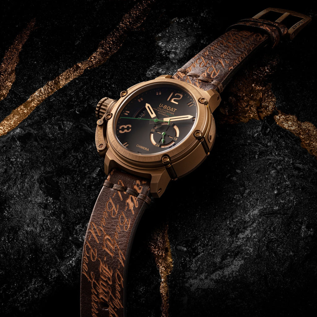 U-Boat Men's Watch Chimera 46mm Green Bronze