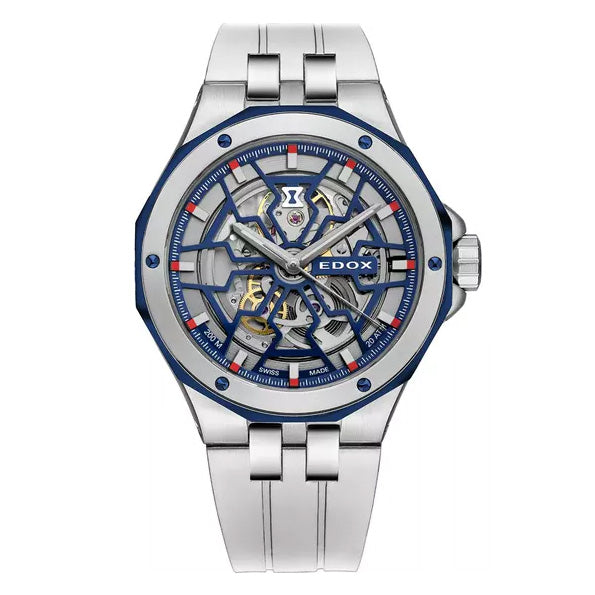 Edox Delfin Mecano Men's Blue Watch