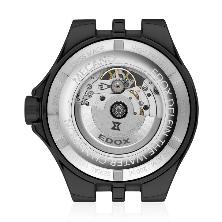 Edox Delfin Mecano Men's Black Watch