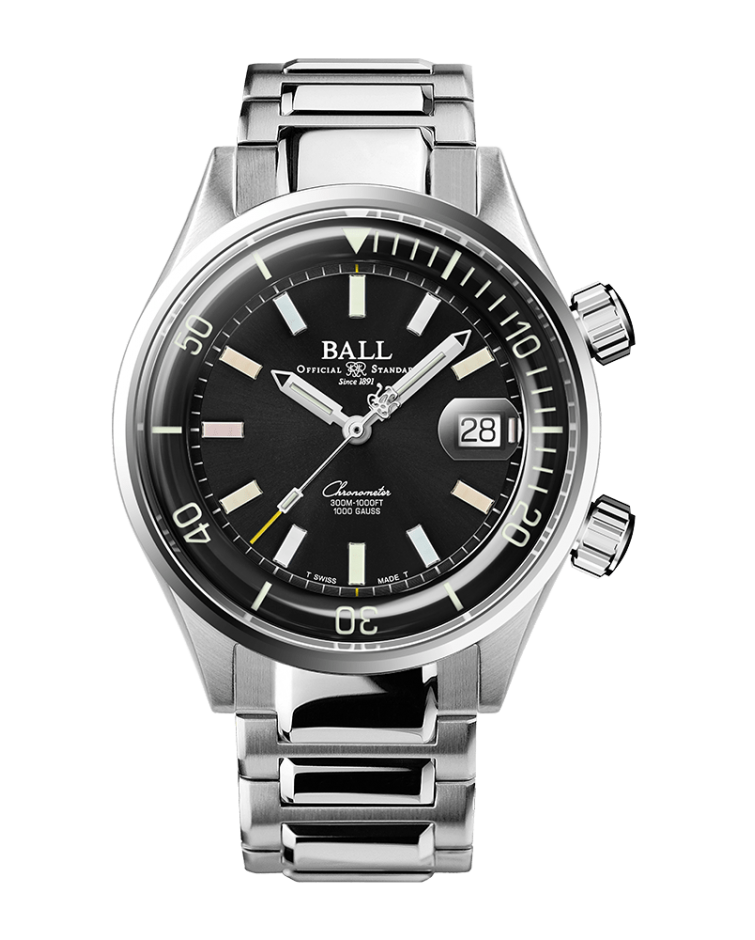 Ball Men's Watch Engineer Master II Diver Chronometer Black