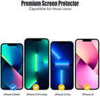 SAHARA - ZeroDamage Clear Tempered Glass Screen Protector (2-Pack) - iPhone 13 mini