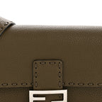 Cuoio Roma Sellerissima Nappa Sintetica Tape Stitch Baguette Wood
