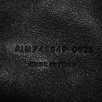 Calfskin Matelasse Monochrome Monogram Mini Lou Camera Bag Black