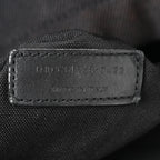 Canvas Signature Embroidered City Backpack Black