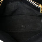 Grained Calfskin Small Supple Sac De Jour Black