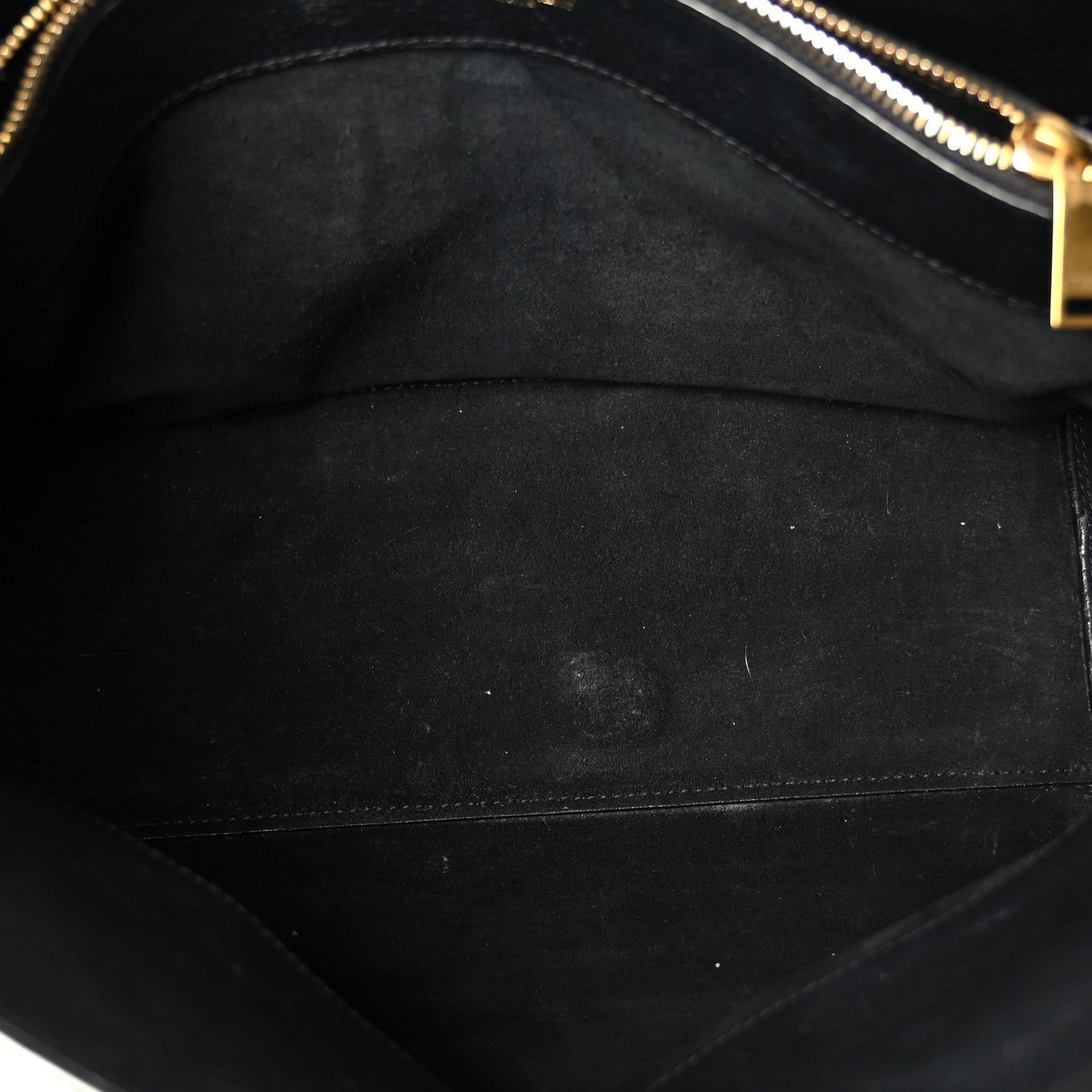 Grained Calfskin Small Supple Sac De Jour Black