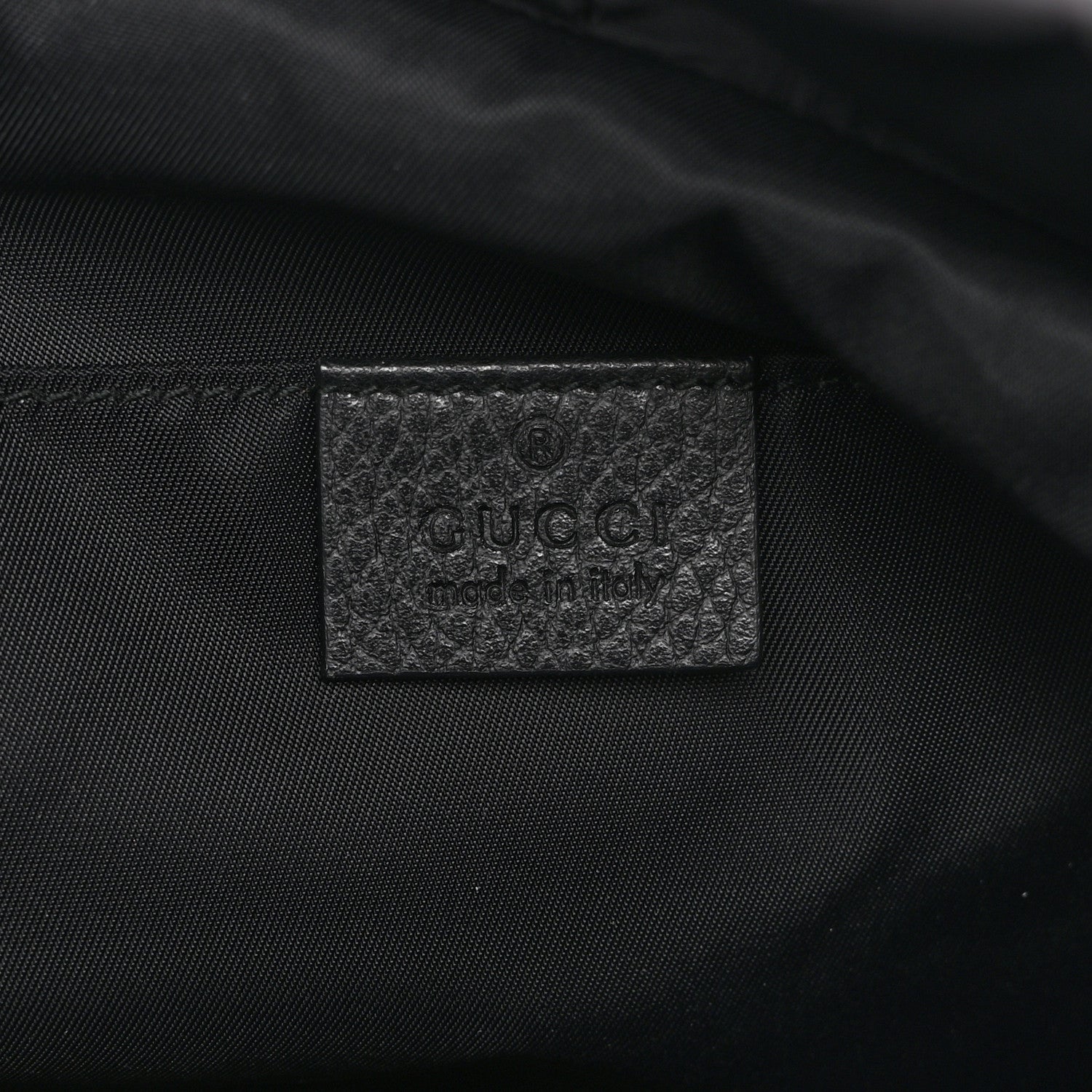 Nylon Monogram Small Single Buckle Backpack Black