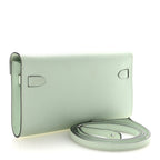 Epsom Kelly Wallet To Go Vert Peppermint