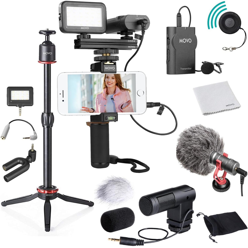 Movo V8 Huge Vlogging Kit for Lightning iPhone