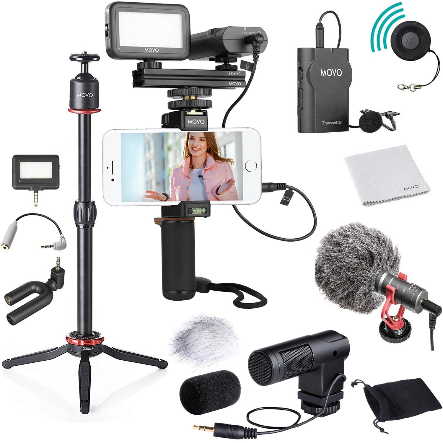 Movo V8 Huge Vlogging Kit for Lightning iPhone