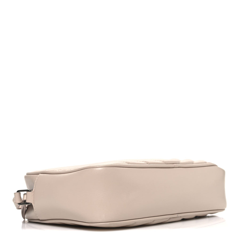 Calfskin Matelasse Monogram Lou Camera Bag Marble Pink