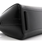 Shiny Lord Calfskin Mini Antigona Black