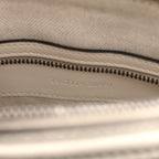 Koi Calfskin Web Mini Bauletto Duffle Top Handle Bag Mystic White