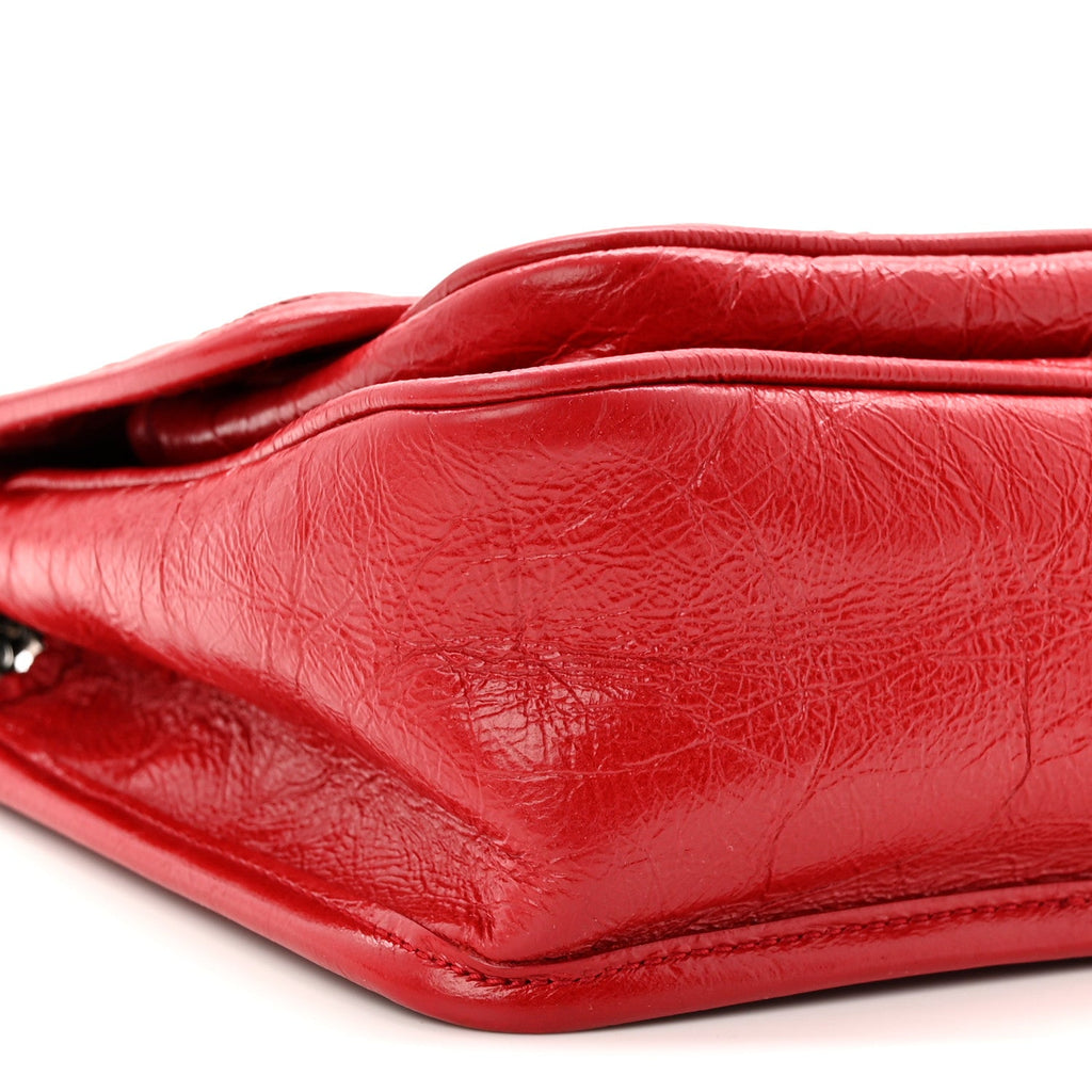 Crinkled Calfskin Matelasse Monogram Baby Niki Chain Satchel Rouge Eros