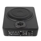 8-Inch 200W Under-Seat Active Subwoofer with Power Amplifier for Car Audio Systems - Ultra Slim Design, 30-100Hz Frequency Range