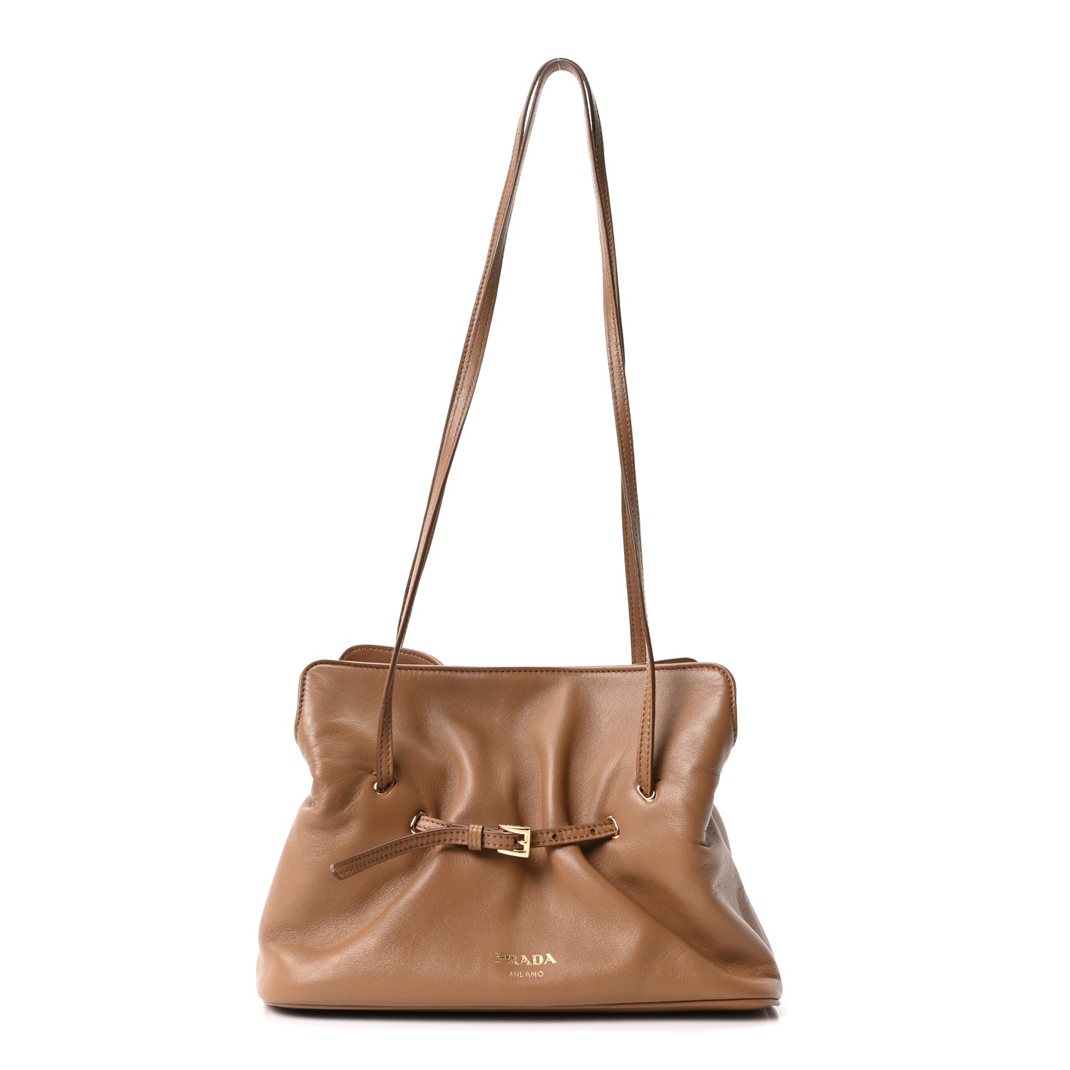 Nappa Small Dada Shoulder Bag Caramel