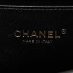 Lambskin Quilted Medium Boy Flap Black