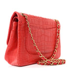 Alligator Jumbo Double Flap Red