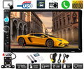 7" Double 2 DIN Car MP5 Player Bluetooth Touch Screen Stereo Radio with Camera