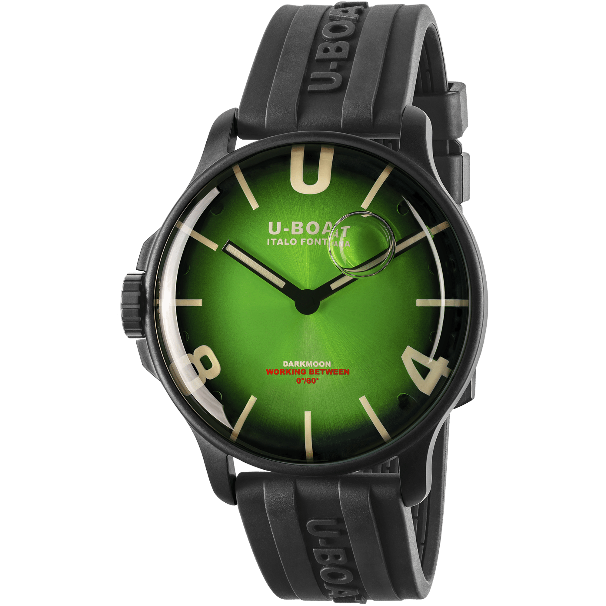 U-Boat Men's Darkmoon Green Watch