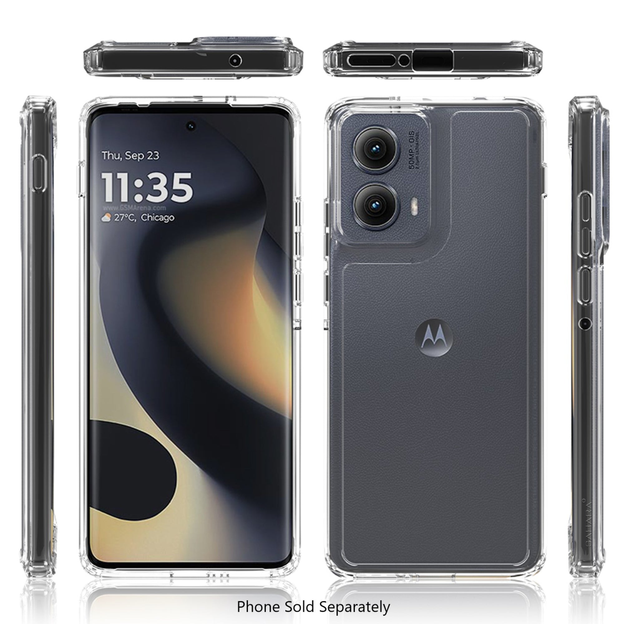 SAHARA - Venture Series Clear Case - Motorola Edge (2024)