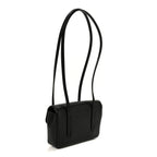 Shiny Caviar Mini Preppy Coco Shoulder Bag Black