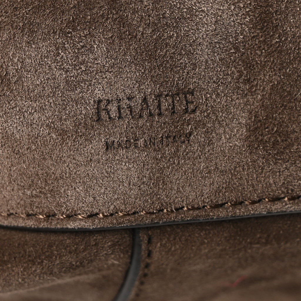 Suede Calfskin Frida Tote Brown