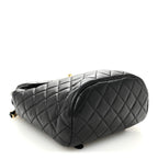 Calfskin Quilted Mini Urban Spirit Backpack Black