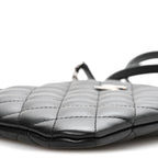 Lambskin Quilted Uniform Crossbody Bag Black