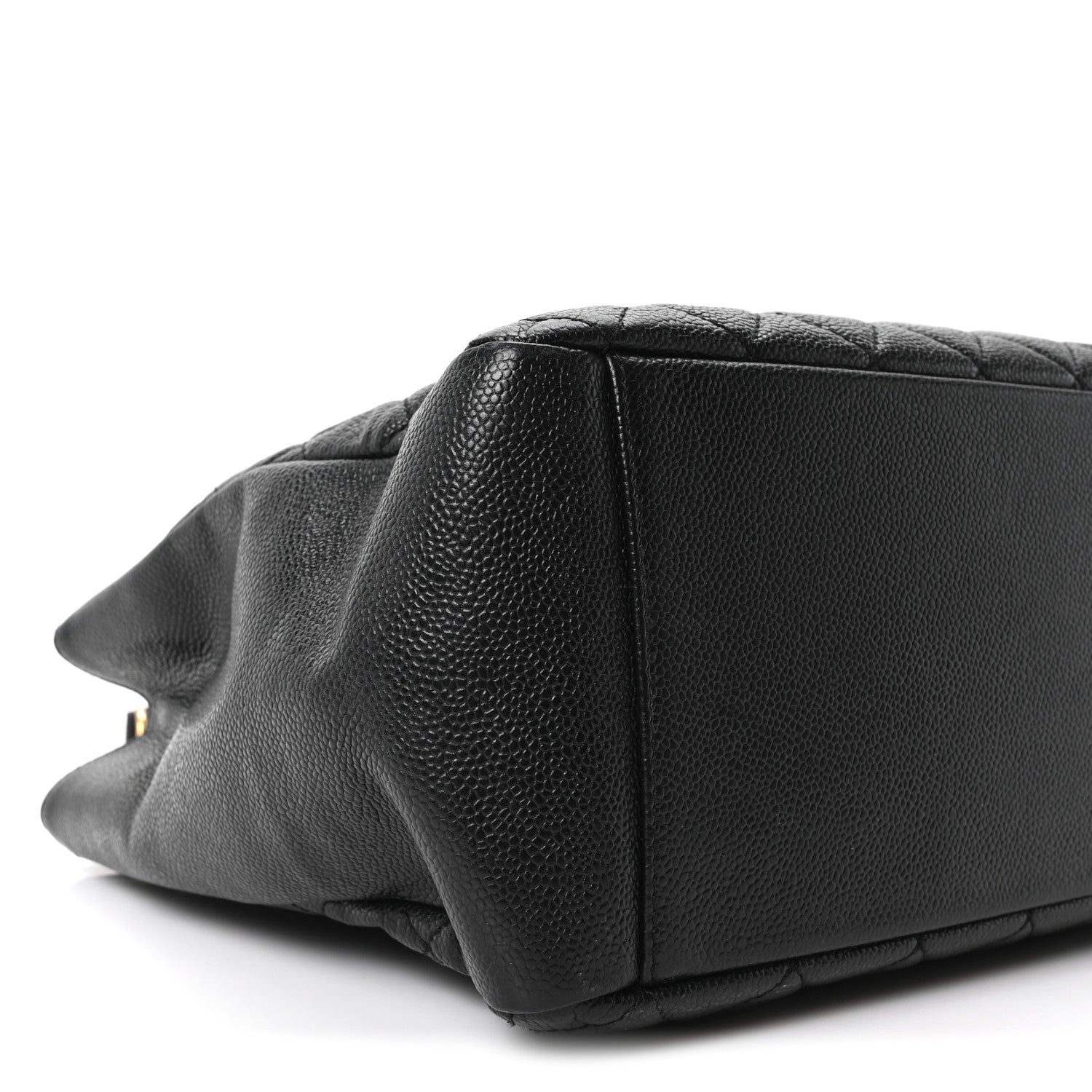 Caviar Quilted Grand Shopping Tote GST Black