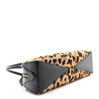 Calf Hair Leopard Print Medium Le Teckel Bag