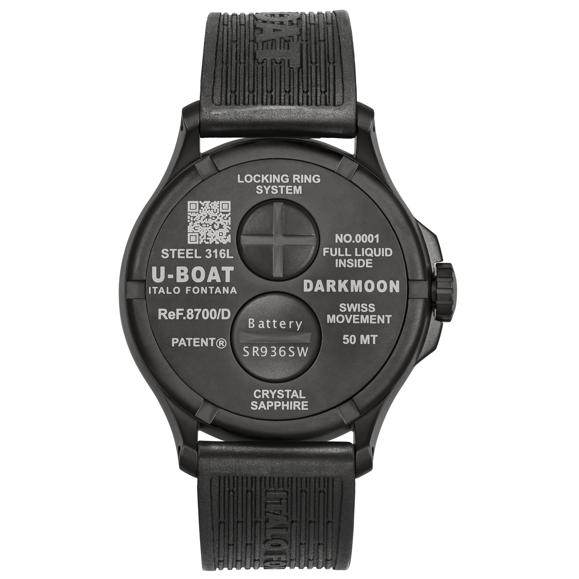 U-Boat Men's Darkmoon Blue Watch