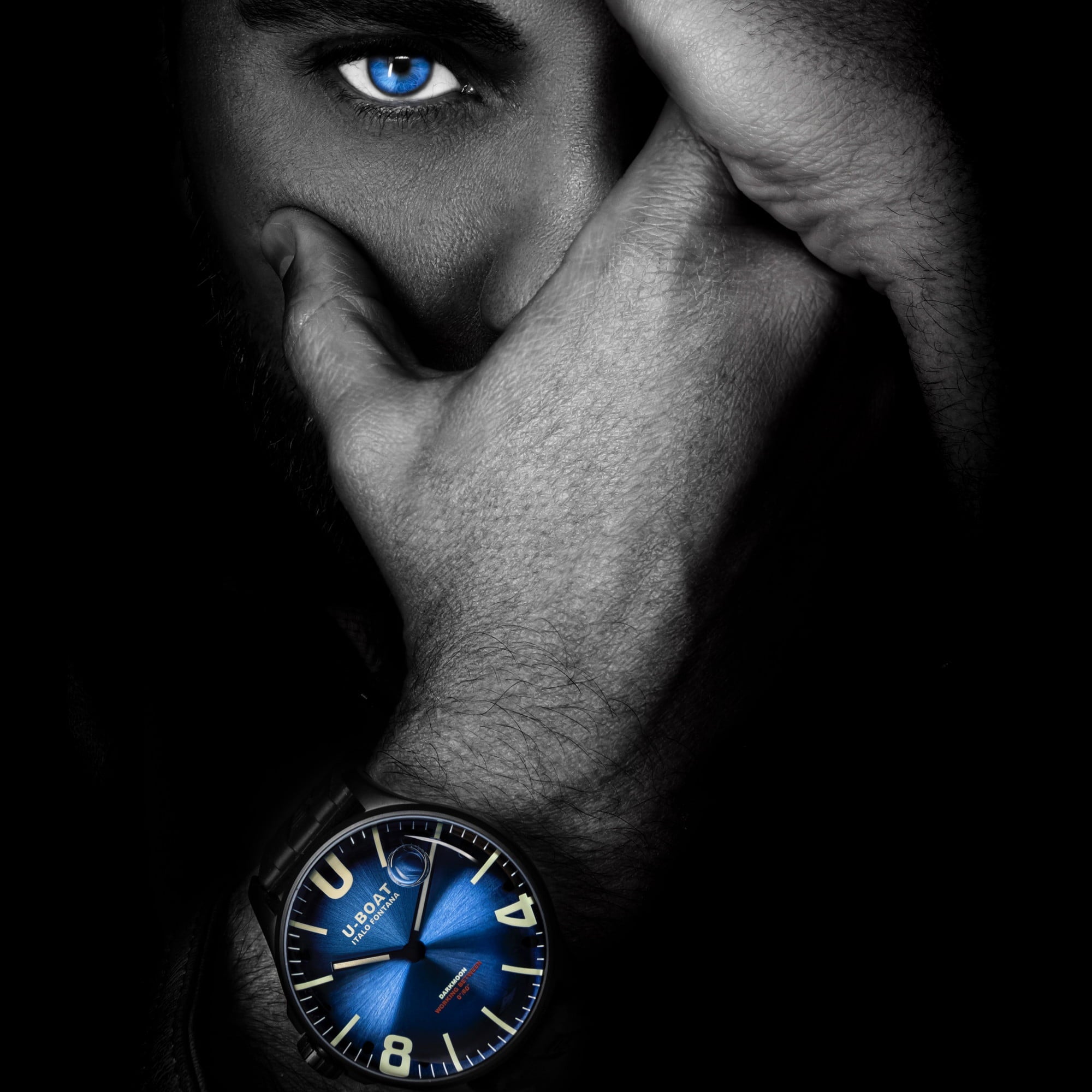 U-Boat Men's Darkmoon Blue Watch