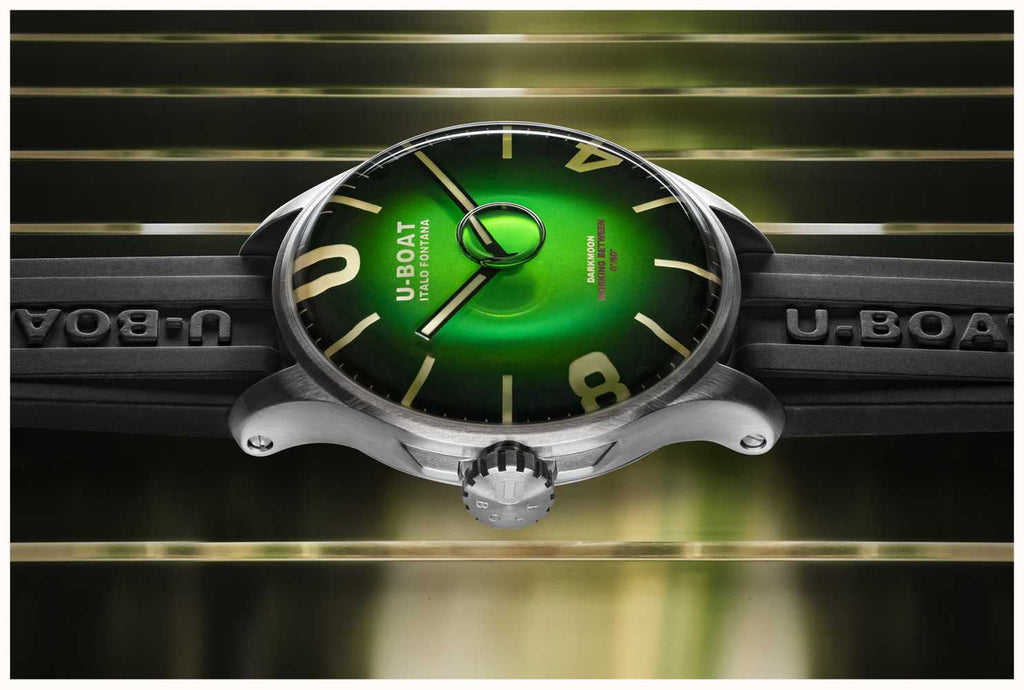 U-Boat Watch Darkmoon 44 Green Soleil Steel