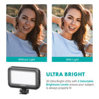 Movo uVlogger Kit for Android with Light, Mic, Phone Mount, Tripod